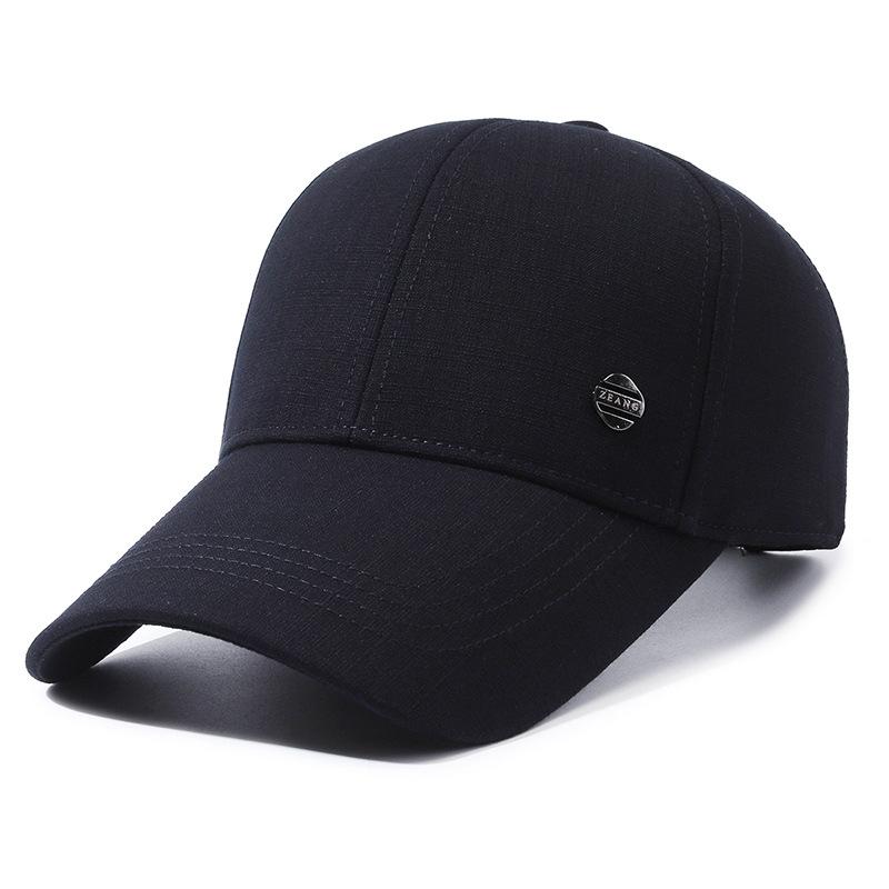 Men's Long-Brimmed Hat: Spring/Autumn Style – Outdoor Sun Protection, Breathable, Versatile Casual Baseball Cap