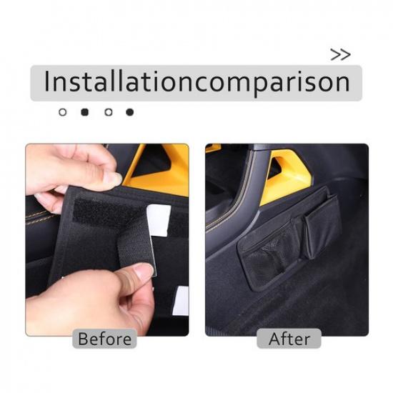 Gear Storage Bag Console Side Pockets Organizer for Ford Ranger -2024