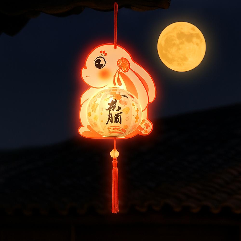 PVC Children DIY Lantern Material Kit 3D Ancient Style Handheld Lantern  Craft Toys