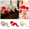 PP Cotton Snake Year Mascot Toy Simulation Snake Doll Plushies Snake Year Plush Toy New Year Gifts