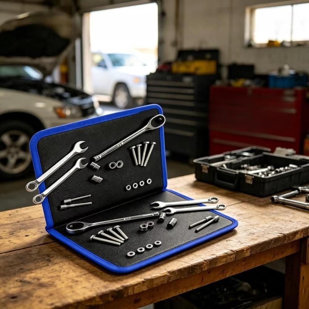 Strong Magnet Magnetic Tool Mat Double Sided Folding Magnetic Tool Storage Pad Car Garage