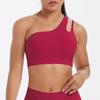 Oblique Shoulder Bubble Wrap Yoga Bra Cloud Sense Beauty Back Exercise Underwear Asymmetrical Shoulder Strap Running Workout Vest Tops