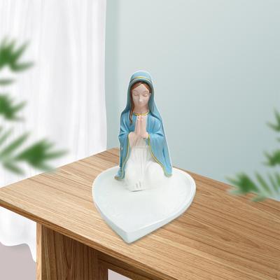 Praying Statue Jewelry Tray Rosary Holder Birthday Organizer Sculpture for Pendant Trinket