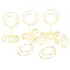 20Pc Gold/Rose Gold Table Number Stands Round Shaped Place Card Holder Table Number Holder  Office