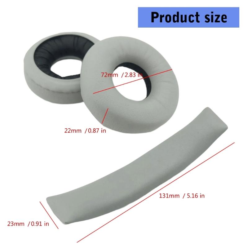 Replacement Headband Cushion and Earpads for WH-CH500 CH510 ZX330BT Enhanceds Comfort with Soft Sponges Protein Leather
