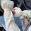 Sun Protection Cycling Solid Color Chiffon Sleeve Arm Sleeves Sunscreen Sleeves Cooling Sleeves