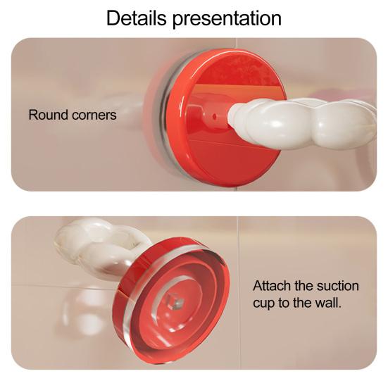 Suction Cup Hook No Drill Reusable Holder Push-to-Lock Vacuum Seal Hook Strong Load-bearing Capability Hanger for Bathroom Kitchen