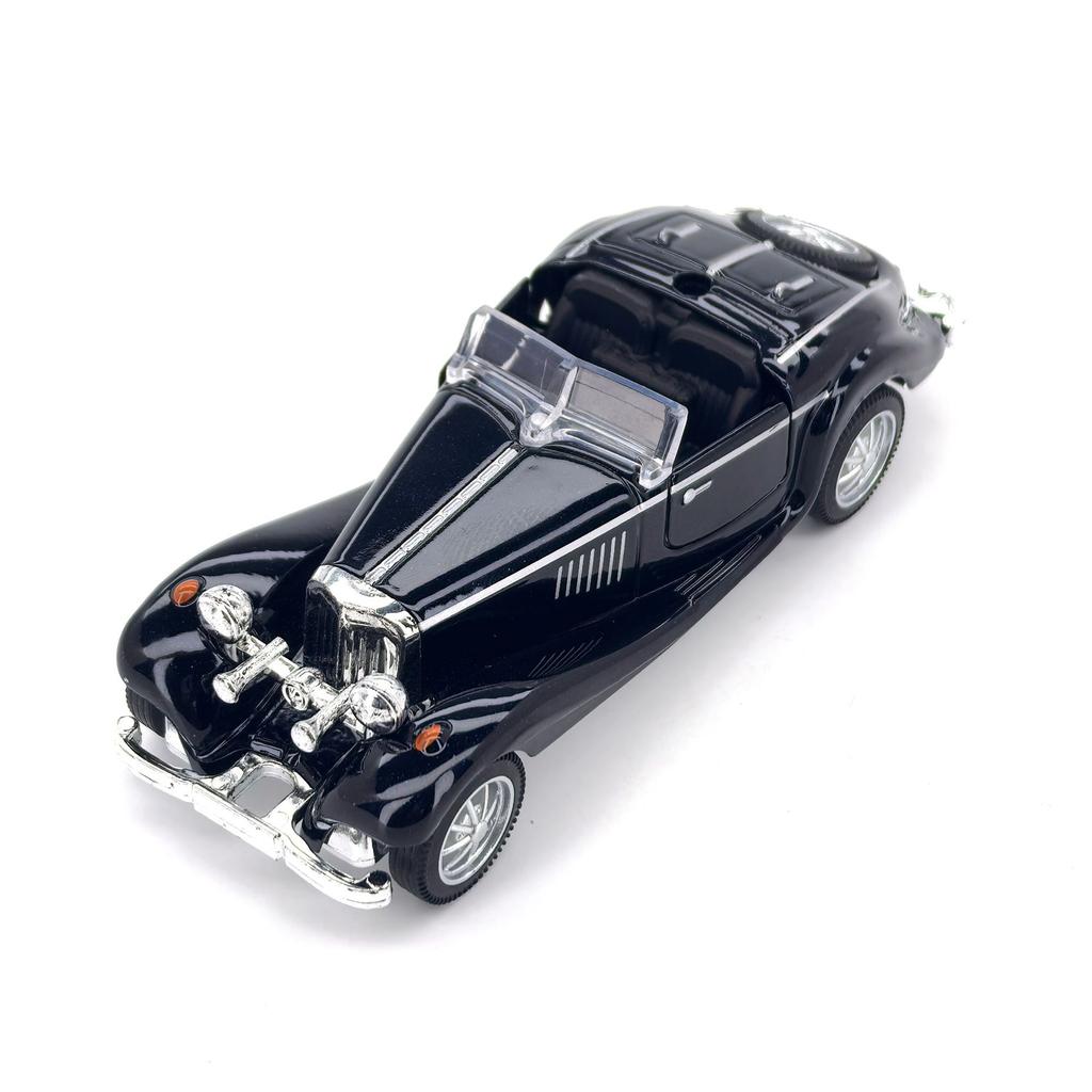 1PC 1:38 alloy classic car retro 500K car model static collection gift cake ornament