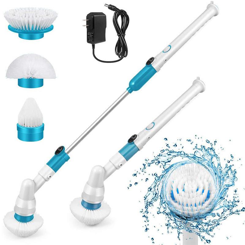 Cepillo de Limpieza Eléctrico Multifuncional Inalámbrico Herramienta de Limpieza de Esquinas para el Hogar y el Baño Set de Gadgets de Limpieza Portátiles de Mano