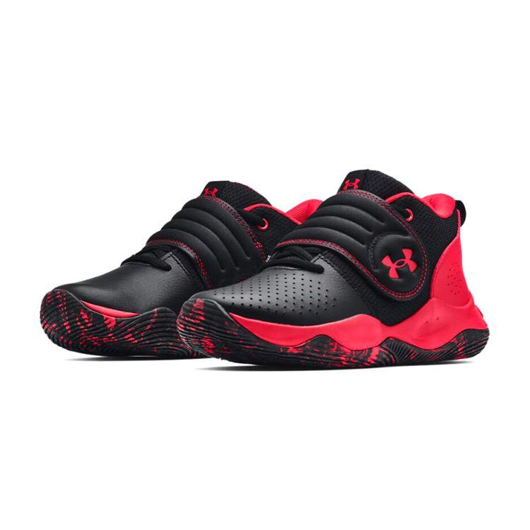 Under Armour Zone BB GS Black Red Camo Kids Sneakers 3024262-002