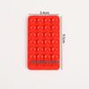 Double-Sided Silicone Mobile Phone Suction Cup Holder with 28/24 Beads for Strong Grip and Decompression