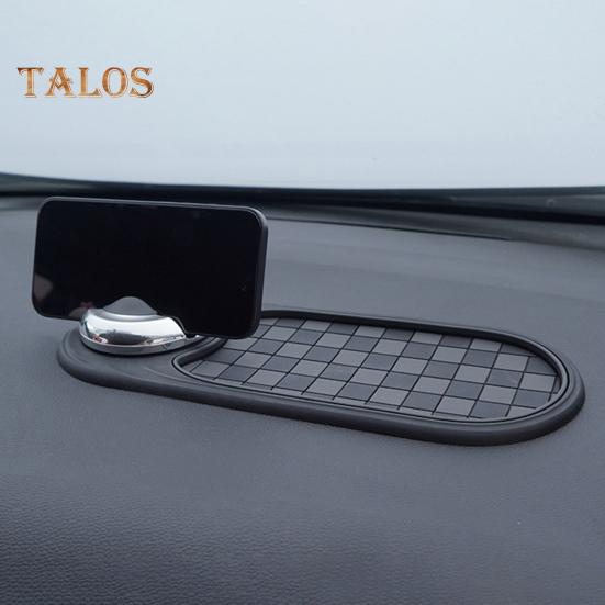 Πατάκι Αυτοκινήτου Πολλαπλών Λειτουργιών Αντιολισθητικό με Αριθμό Στάθμευσης για Προσωρινή Στάθμευση, Ταμπλό Αυτοκινήτου, Περιστρεφόμενη 360 Μοιρών Θήκη Κινητού Τηλεφώνου