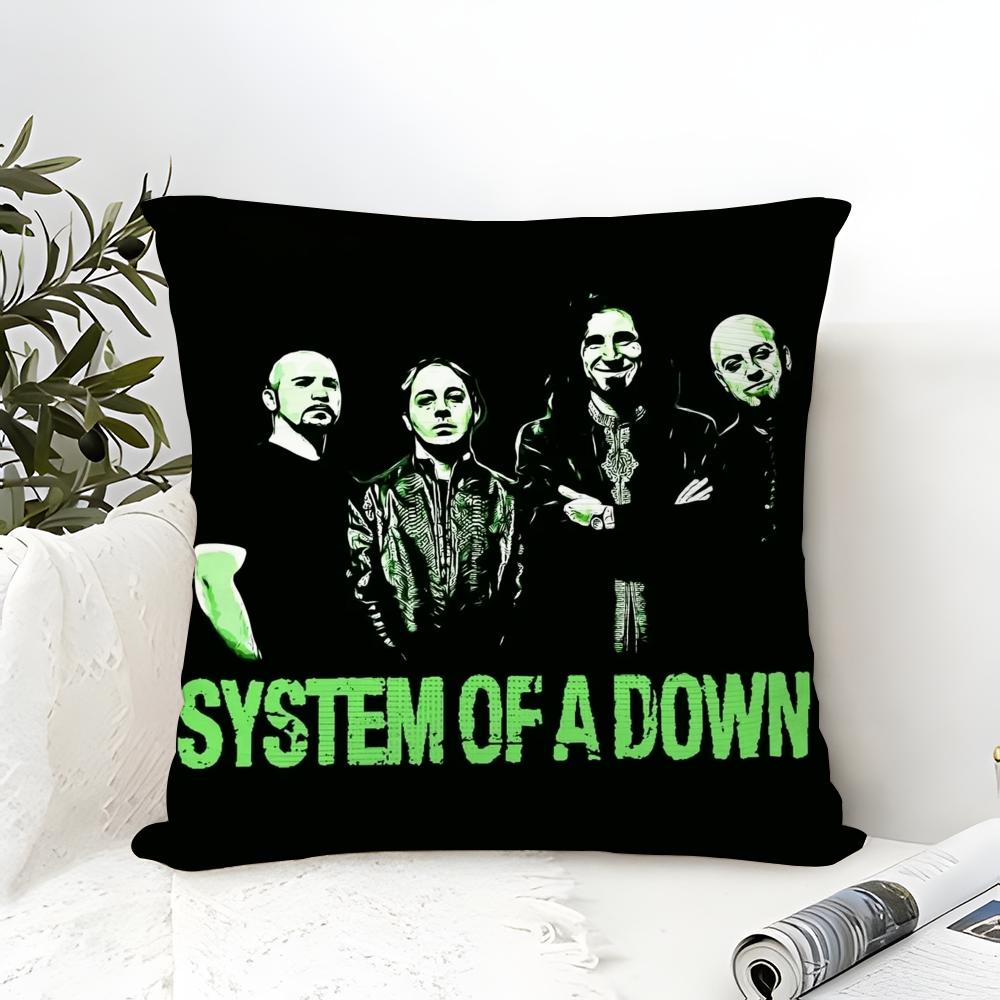 

Metal Band System of a Down Pillow Case Cotton Linen Fabric Square Zipper Pillowcase Home Decorative Living Room 30X30cm
