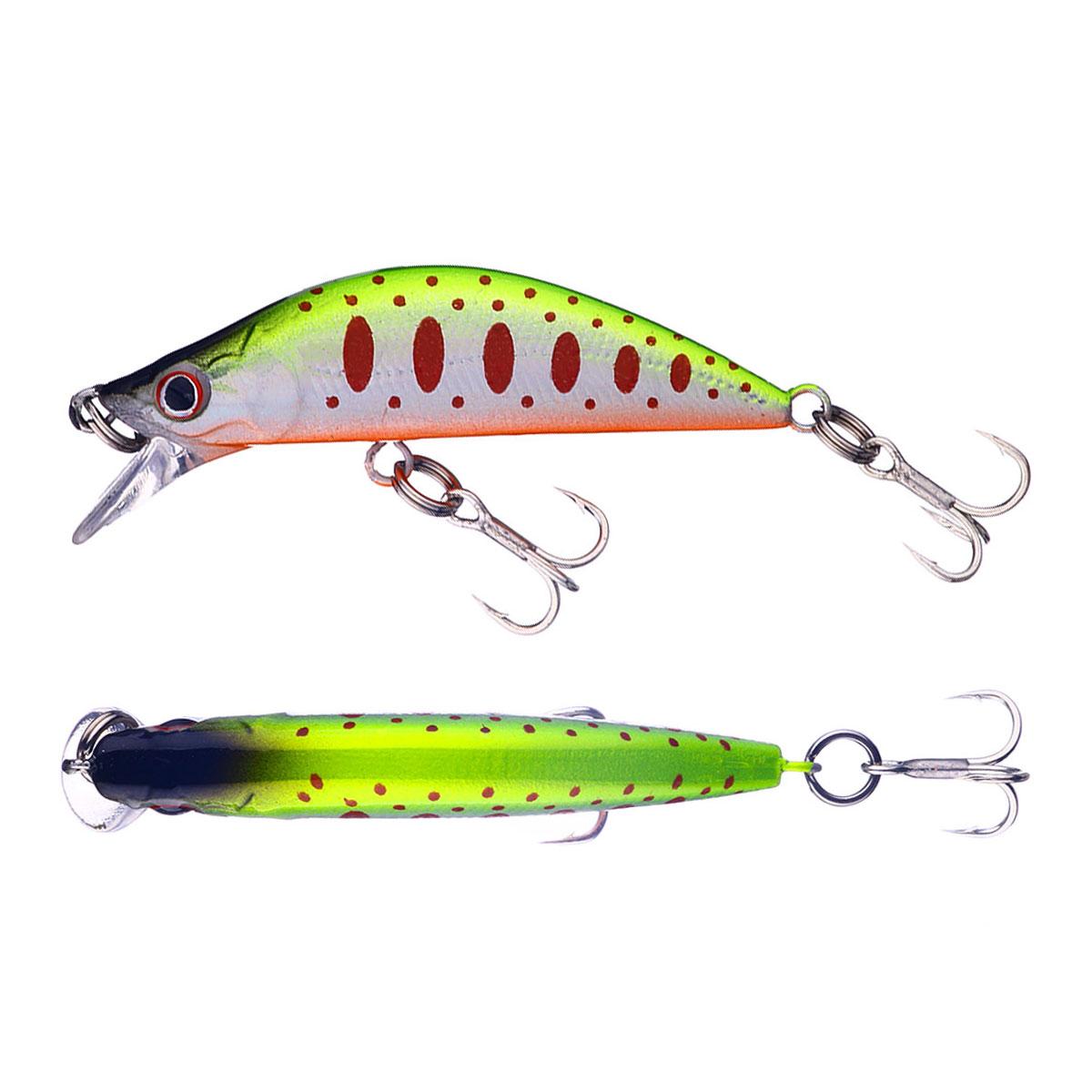 

1 шт., воблер гольяна, тонущий джеркбейт, 5,5 см-5,5 г-12, искусственная жесткая приманка для плавания, приманка для форели, окуня