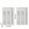 Cutlery Organizer Tray Kitchen Drawer Storage for Knives Forks Spoons with Compartment Divider Utensil Holder for Efficient