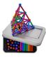 EDUCATIONAL MAGNETIC BALLS NEOCUBE XXL 8mm 75 PIECES SET