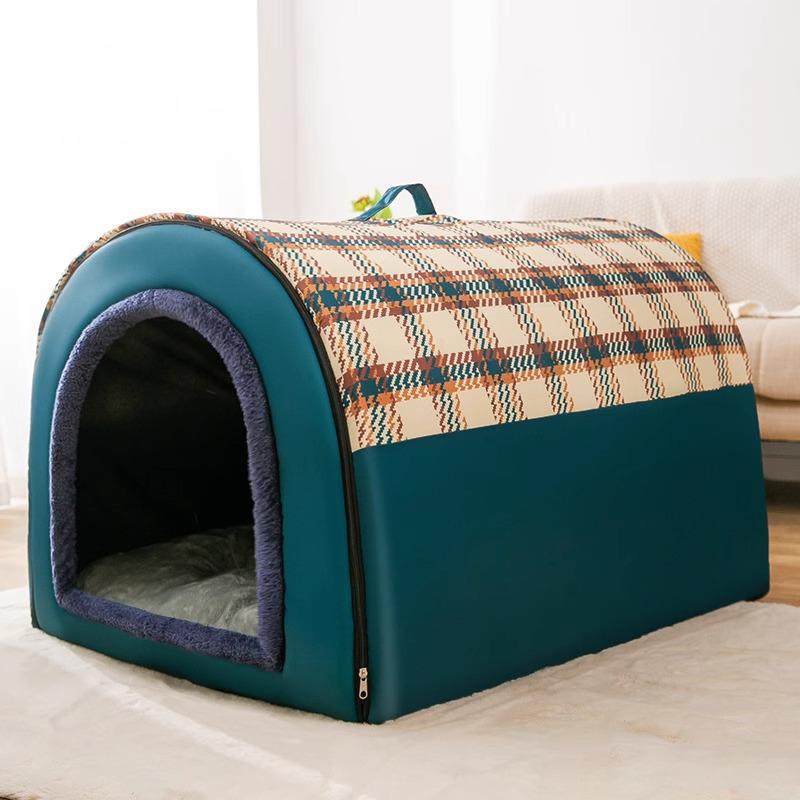 Doghouse Thickened Removable & Washable Large Dog Mat - Winter Warm Nest