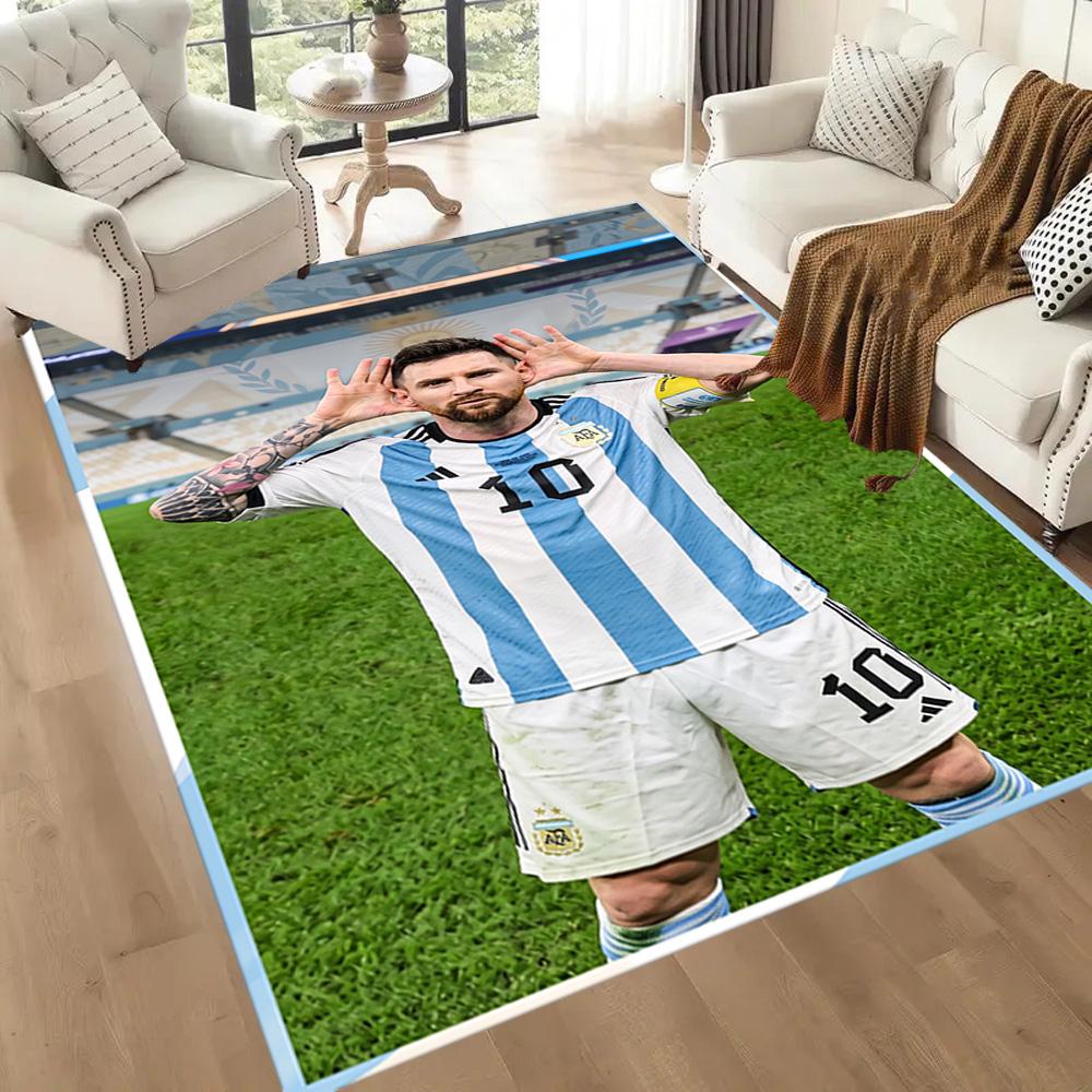 Messi 149 Area Rug Suitable for Bedrooms Decorate Room Living Rooms Entryway Antislip Carpet Office Home Decor Perfect Birthday/Christmas Gift Idea