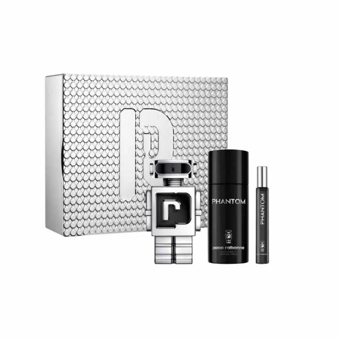 Туалетная вода-спрей Paco Rabanne Phantom 100 мл, набор из 3 предметов