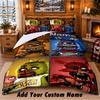 Five Nights At Freddy’s Custom Name 3Pcs Bedding Set 1 Bed Sheet 2 Pillowcases Bedroom Home Decor