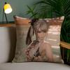 Hot Game Anime S-Stellar Blade Pillow Case Anti-Dustmite Pillowcase Invisible Zipper Silky Short Plush Sofa Cushion Cover