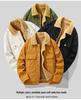 2025 Men's Corduroy Jacket with Lambswool Lining - High-Quality Autumn/Winter Coat