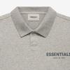 Fear of God Essentials Fall/Winter 2021 Short Sleeve Polo Shirt Unisex Tops Dark-Heather-Oatmeal FOG-FW21-595