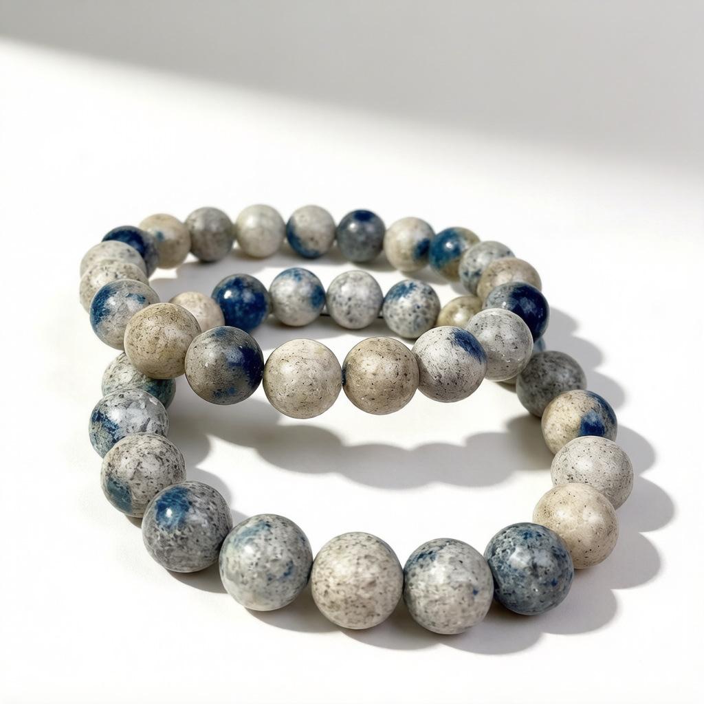 8mm-10mm Natural Stone Bracelet K2 Elastic Beaded Bracelet Boys and Girls Fashion Bracelet