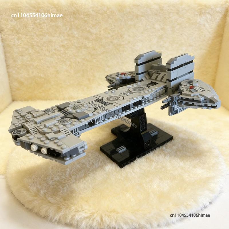 NEW Stargate Thor's Bilskirnir Midi-Scale MOC Spaceship Military Building Blocks DIY War Battle Assemble Bricks Kids Toy Gift