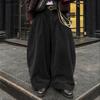 INCERUN Autumn Spring Men Zipper Waist Casual Corduroy Long Trousers Wide Legs Pants