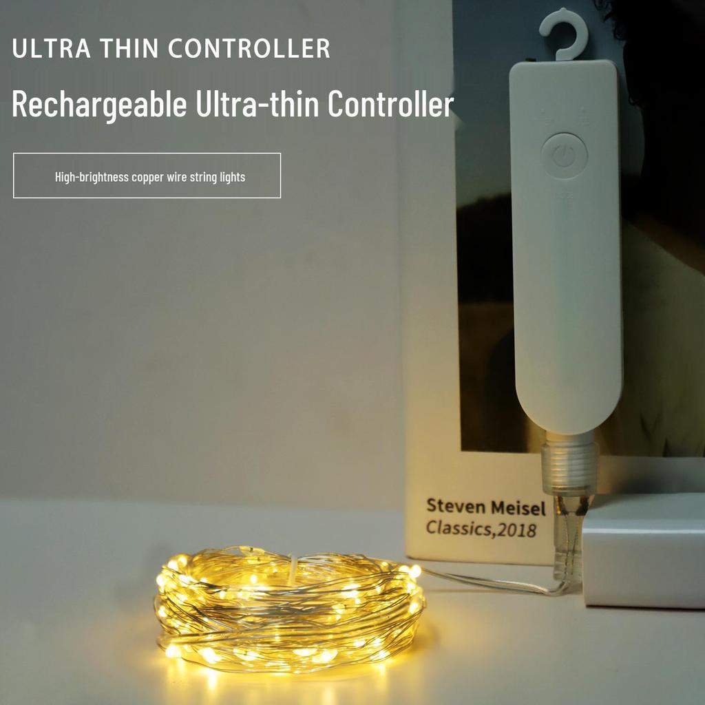 Ultra cienkie wodoodporne miedziane lampki LED typu Cotton Ball na zewnątrz i na imprezy.