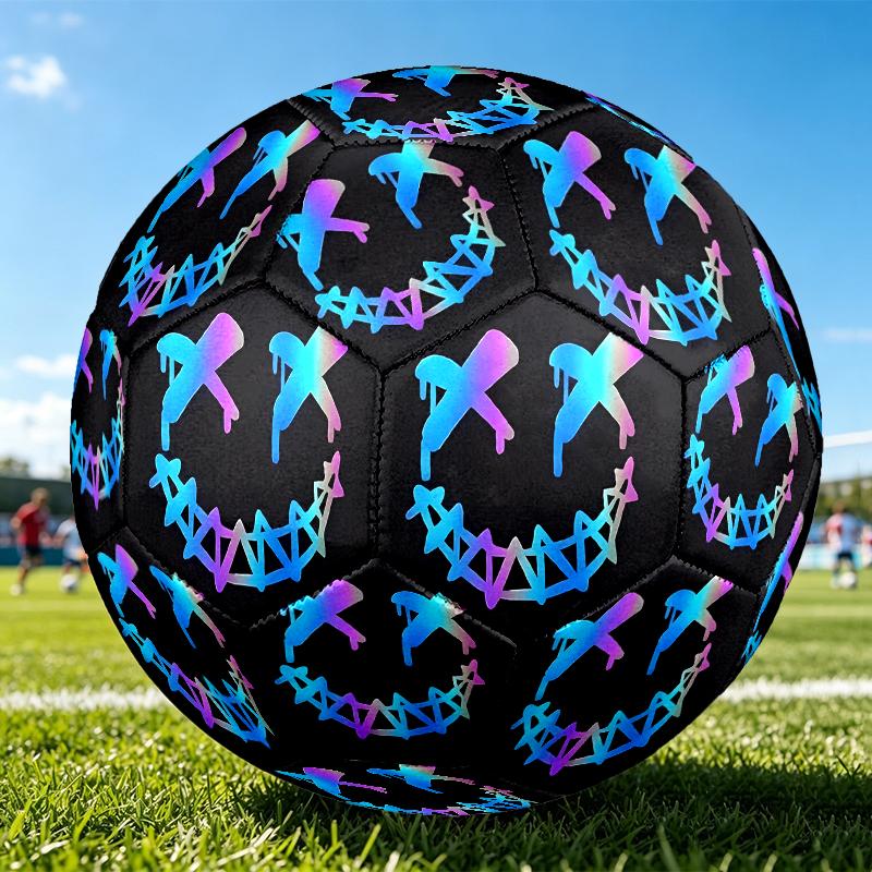 Size 5 Soccer Ball - Outdoor Sport Football with Gaming Pattern, Ideal Gift for Birthdays, Christmas, Father's Day, Graduation