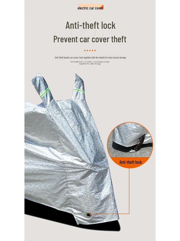 Rainproof Dustproof Electric Vehicle & Motorcycle Cover for Battery and Bicycle Cars - Special Sunscreen Protection