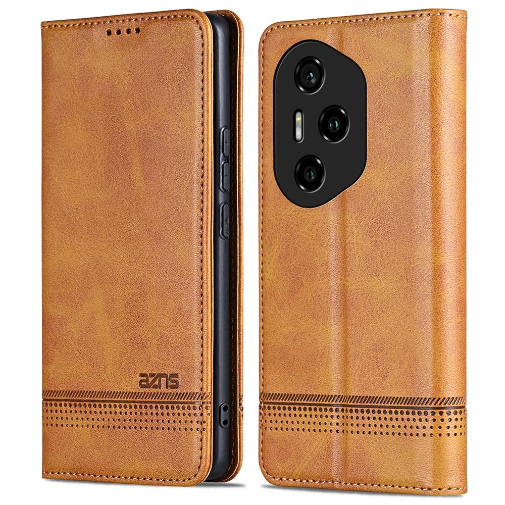 

AZNS Для чохла Honor 300 Pro Текстура коров ячої шкіри PU шкіра Гаманець Чохол для телефону F