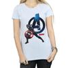 Marvel Womens/Ladies Captain America Pose Cotton T-Shirt