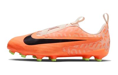 Phantom GX Academy Jr. Phantom GX Academy Synthetic Leather Slip Resistant Low Top Kids' Soccer Shoes Orange Black DZ3494-800