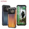 HOTWAV Cyber 18 Dayanıklı akıllı telefon, Android 16, İkincil ekran, 20GB RAM+256GB ROM, 6200mAh 20W, Kamera 64MP, NFC/OTG/Çift SIM/IP68&IP69K