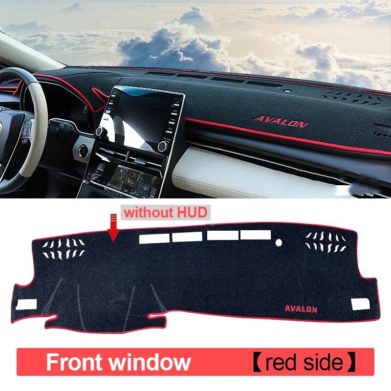 For Toyota Avalon 2018 Car Dashboard Cover Avoid Light Pad Instrument Panel Mat Carpets ANti-UV Accessories