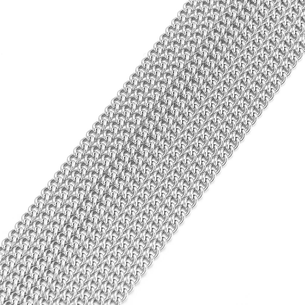 5Yards Stainless Steel Chains 1/1.5/2/2.5/3/3.5/4.5mm Bulk Link Chains For DIY Jewelry Making Necklace Bracelets Accessories