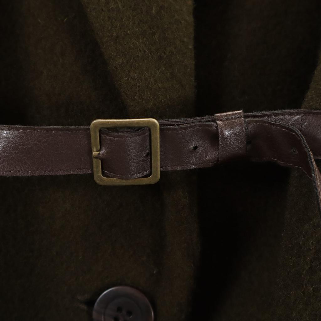 AMERI UNDRESSED 3WAY Blanket Wool coat F khaki Women Used