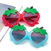 Kids Cartoon Sunglasses Strawberry Design Anti UV Sun Glasses Oversize Frame Baby Eyewear Fashion Accessories