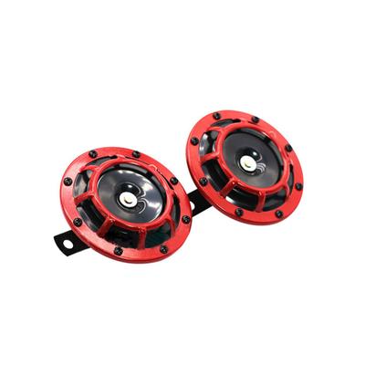 2ks Elektrická sada klaksonu do auta 12V Disc 125mm Dual Tone Super hlasitý alarm Singal Vodotěsné příslušenství pro motocykly