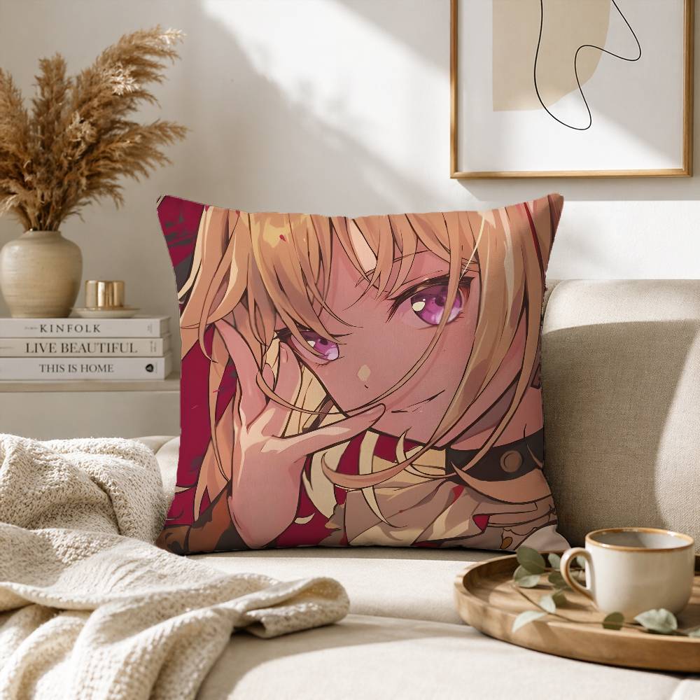 BanG Dream A-Ave Mujica Pillow Case for Sofa Living Room Home office Decor Protective Cover