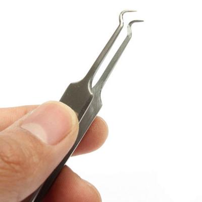 Pinzas para Espinillas Comedones Removedor Herramienta Curva Pinzas para Puntos Negros Acné Facial