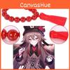 2pcs Genshin Impact Hu Tao Bracelet Red Agate Beads Stunning Cosplay Jewelry Decor For Fans