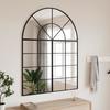 VidaXL Wall Mirror Black 100x130 Cm Arch Iron 3200613