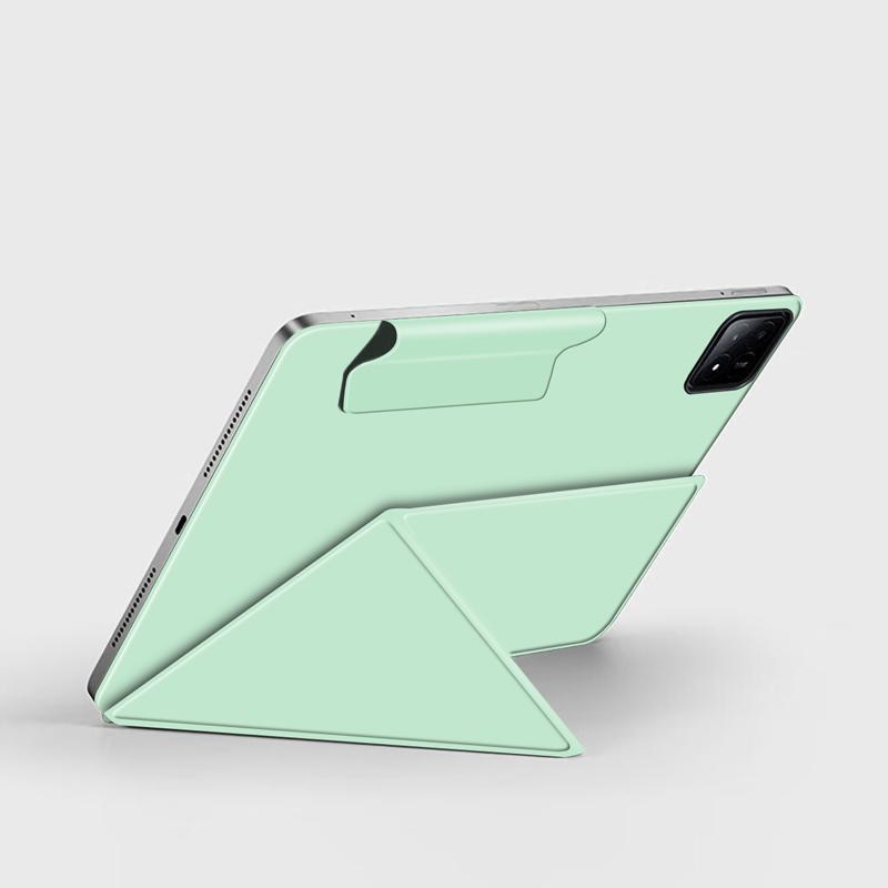 For Xiaomi Pad 6S Pro 12.4 Case Origami Stand PU Leather Flip Tablet Cover