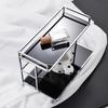 Metal Desktop Layered Storage Rack, Double-Layer Desk Storage Rack, Water Cup and Coffee Cup Storage Rack,