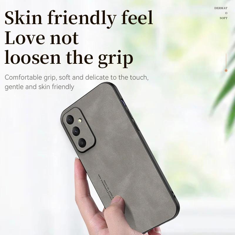 Sheepskin Leather Shockproof Case for Samsung Galaxy A14 A24 A34 A54 A13 A32 A52 A23 A53 A73 A72 A12 A15 M53 M23 S20 S22 Cover