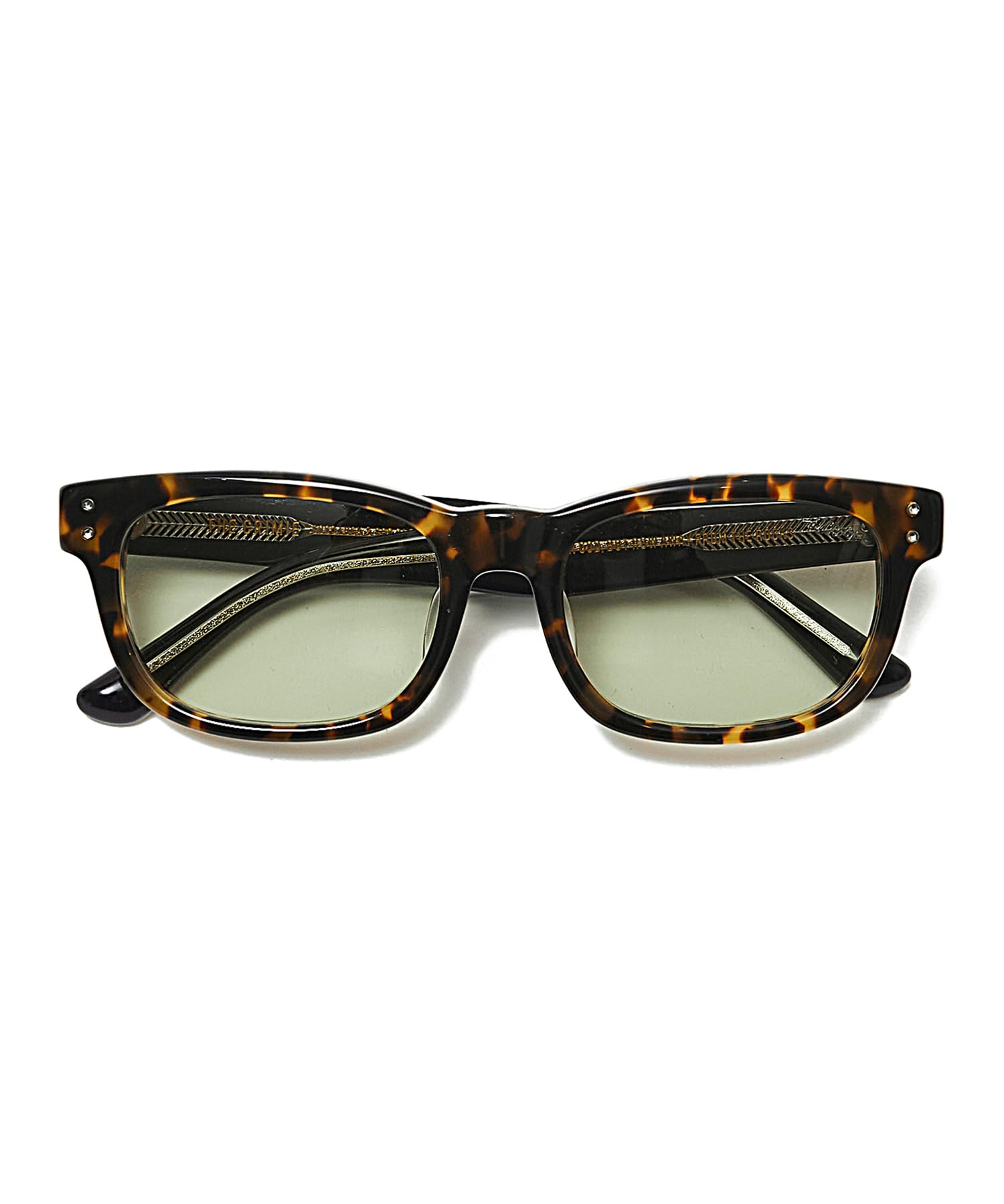 

ROB Biker Shades Солнцезащитные очки Верхняя одежда Унисекс Модные брендовые очки Черепаховый цвет Combi Demi x Green FREE Size COMBI DEMIxGREEN [Climy] Мужские